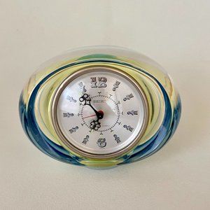 Vintage 1960's Seiko Space Age Ombre Alarm 2 Jewels Clock ~ Original Owner/RARE